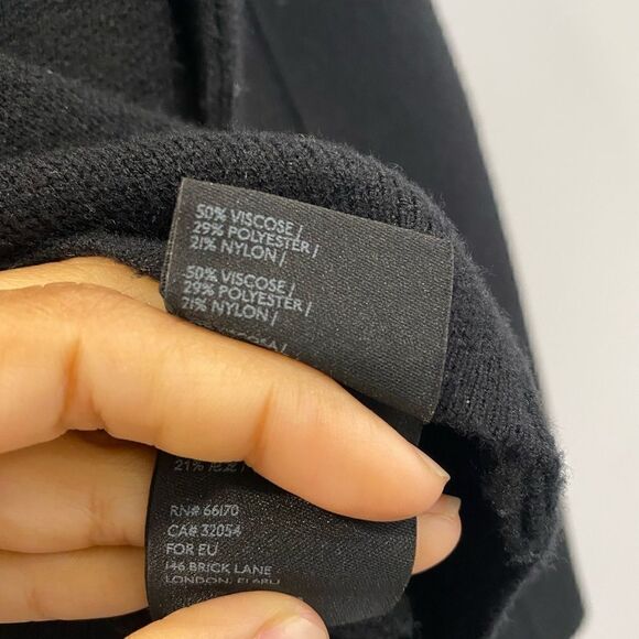 Anthropologie Maeve Black Long Sleeves Sweater Pullover - Picture 4 of 6